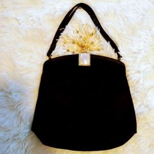 Women's Vintage 1940's Satin Evening Bag